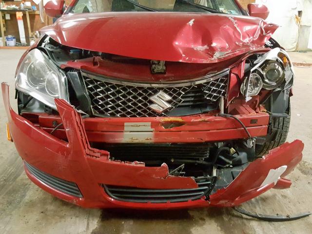 JS2RF9A19C6100834 - 2012 SUZUKI KIZASHI S RED photo 9