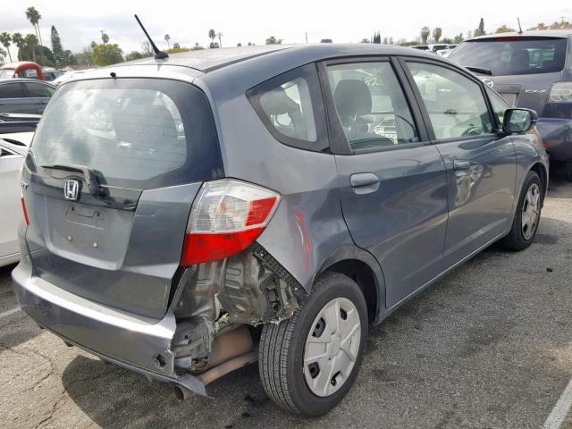 JHMGE8H39DC012020 - 2013 HONDA FIT GRAY photo 4