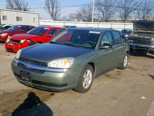 1G1ZT64885F140909 - 2005 CHEVROLET MALIBU MAX 绿色 照片 2