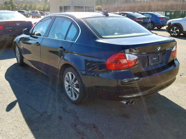 WBAVD33556KV67043 - 2006 BMW 330 XI BLACK photo 3