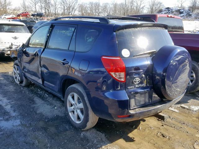 JTMBD31V475117005 - 2007 TOYOTA RAV4 LIMIT BLUE photo 3