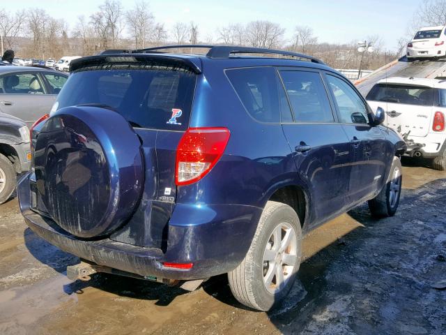 JTMBD31V475117005 - 2007 TOYOTA RAV4 LIMIT BLUE photo 4