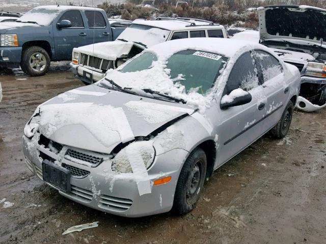 1B3ES26C93D111500 - 2003 DODGE NEON SE SILVER photo 2