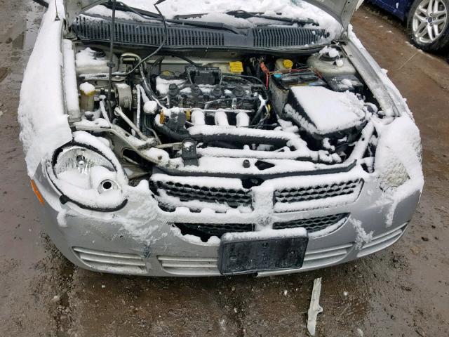 1B3ES26C93D111500 - 2003 DODGE NEON SE SILVER photo 7