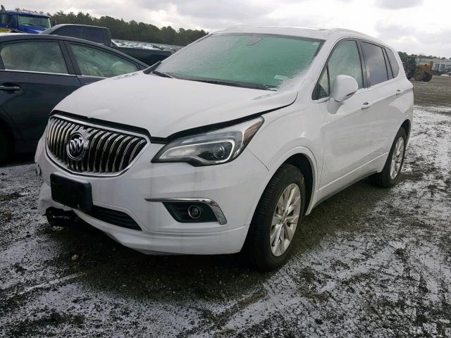 LRBFXDSA4HD004123 - 2017 BUICK ENVISION E WHITE photo 2