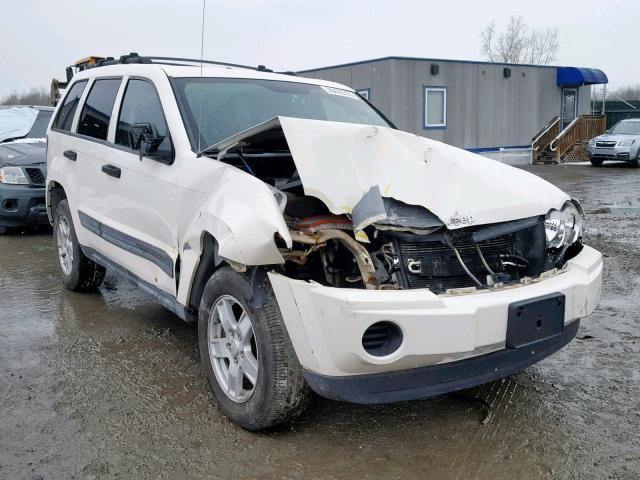 1J4GR48K55C589421 - 2005 JEEP GRAND CHER WHITE photo 1