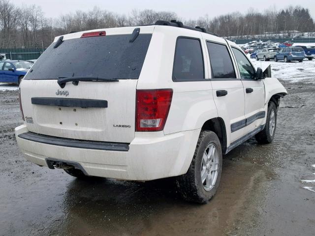 1J4GR48K55C589421 - 2005 JEEP GRAND CHER WHITE photo 4