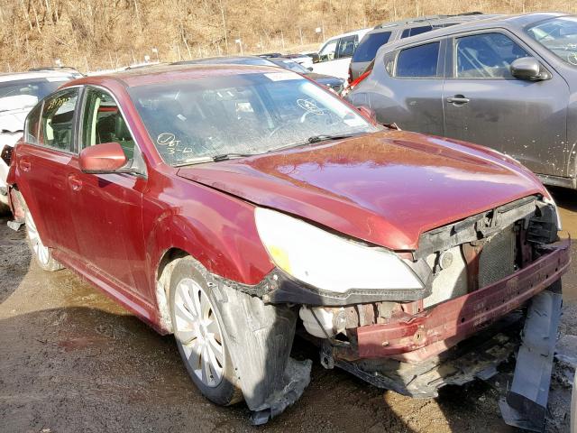 4S3BMDK68B2212433 - 2011 SUBARU LEGACY 3.6 RED photo 1