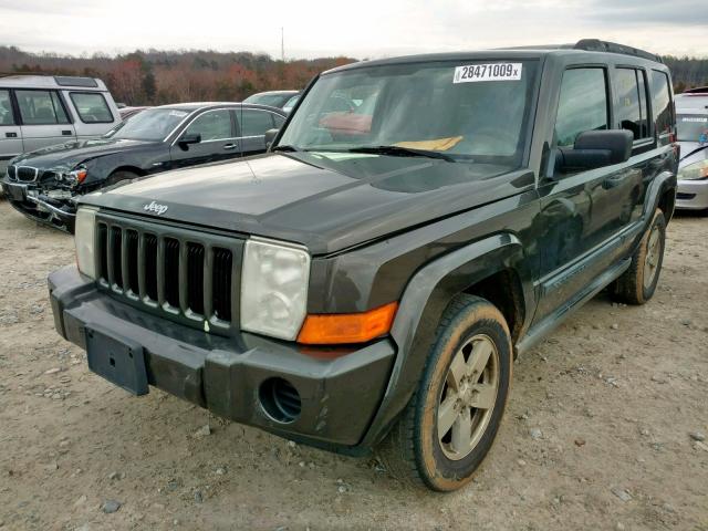 1J8HG48K56C342393 - 2006 JEEP COMMANDER CHARCOAL photo 2
