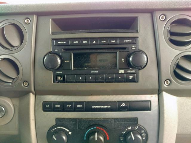 1J8HG48K56C342393 - 2006 JEEP COMMANDER CHARCOAL photo 9