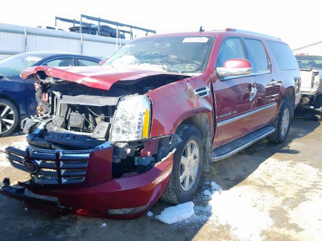 1GYFK66817R224821 - 2007 CADILLAC ESCALADE E MAROON photo 2