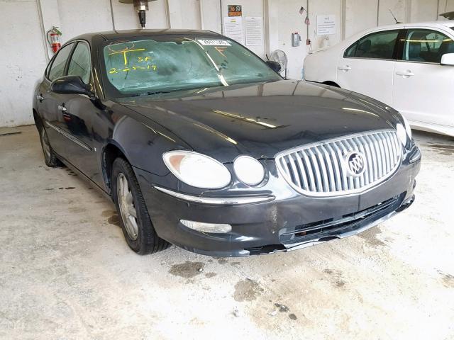 2G4WD582081162434 - 2008 BUICK LACROSSE C BLACK photo 1