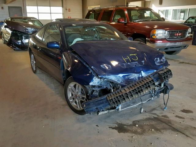 1G1JH12F427293232 - 2002 CHEVROLET CAVALIER L BLUE photo 1