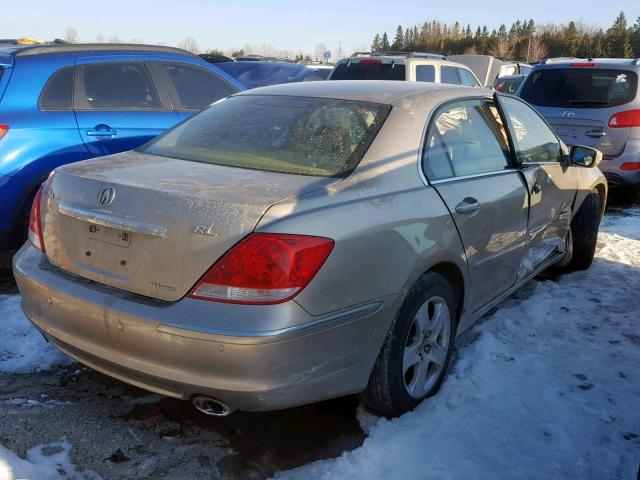 JH4KB16366C800155 - 2006 ACURA RL GOLD photo 4