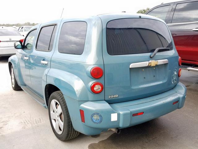 3GNDA13DX7S638253 - 2007 CHEVROLET HHR LS Azul foto 3