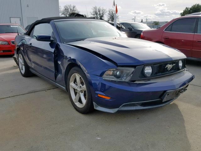 1ZVBP8FF1C5224459 - 2012 FORD MUSTANG GT BLUE photo 1