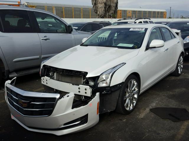 1G6AB5RX4F0142391 - 2015 CADILLAC ATS LUXURY WHITE photo 2