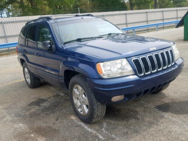 1J4GX58N21C679951 - 2001 JEEP GRAND CHER BLUE photo 1