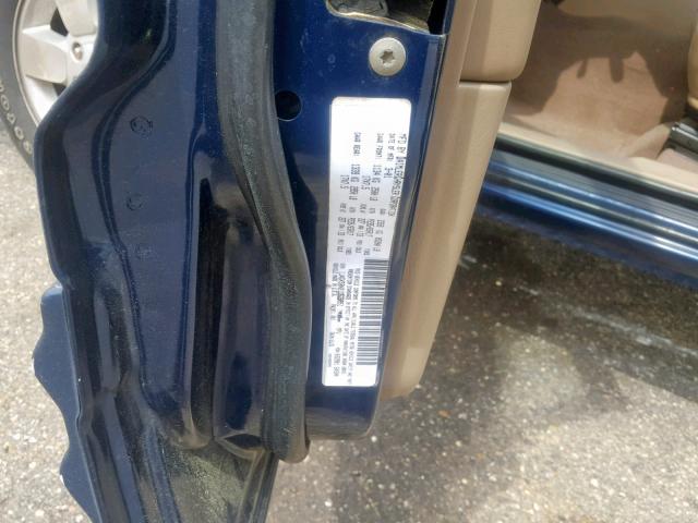 1J4GX58N21C679951 - 2001 JEEP GRAND CHER BLUE photo 10