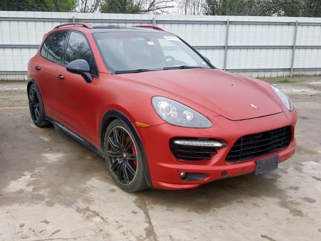 WP1AD2A28DLA72877 - 2013 PORSCHE CAYENNE GT RED photo 1