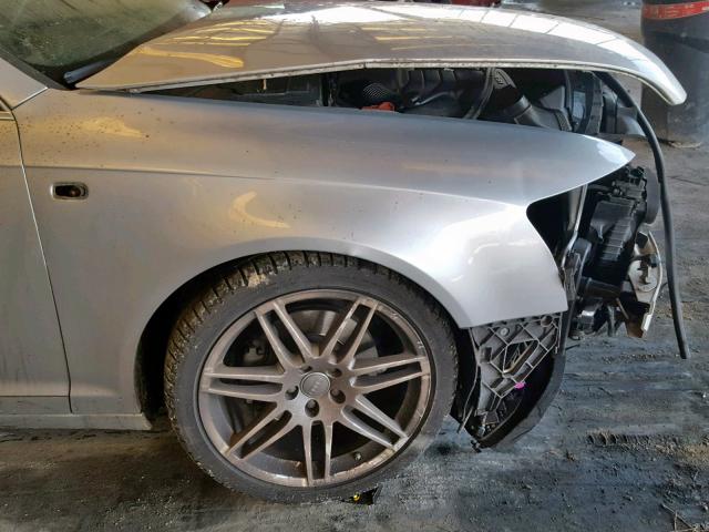 WAUDH74F88N136518 - 2008 AUDI A6 3.2 QUA SILVER photo 9