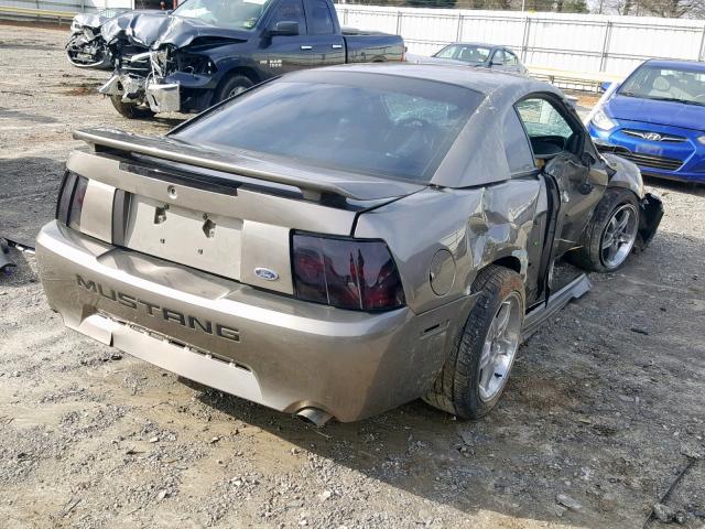 1FAFP42X51F254167 - 2001 FORD MUSTANG GT GRAY photo 4