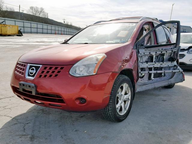 JN8AS5MV0AW103133 - 2010 NISSAN ROGUE S RED photo 2