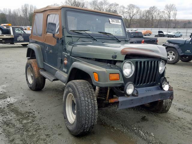 1J4FY49S8VP476696 - 1997 JEEP WRANGLER / GREEN photo 1