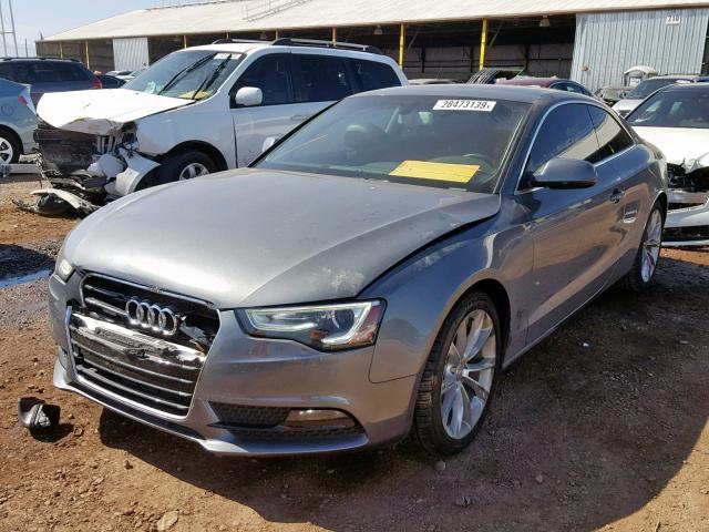 WAUVFAFR4DA018935 - 2013 AUDI A5 PRESTIG GRAY photo 2