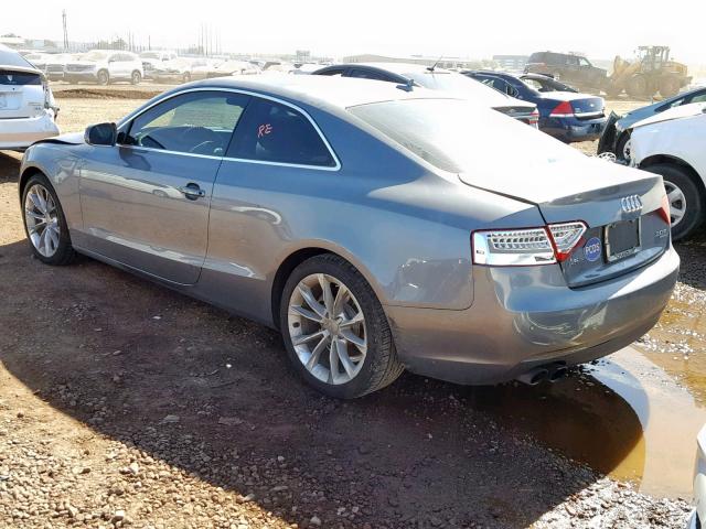 WAUVFAFR4DA018935 - 2013 AUDI A5 PRESTIG GRAY photo 3