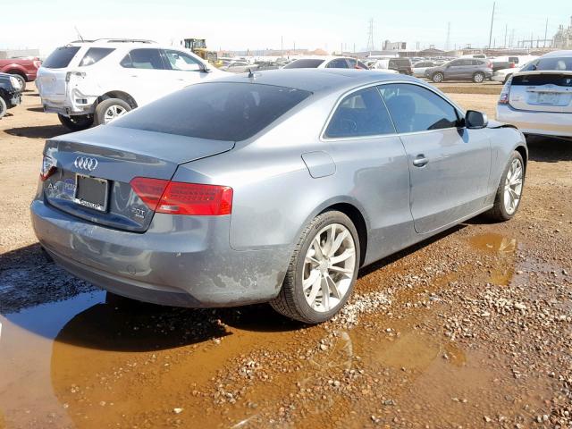 WAUVFAFR4DA018935 - 2013 AUDI A5 PRESTIG GRAY photo 4