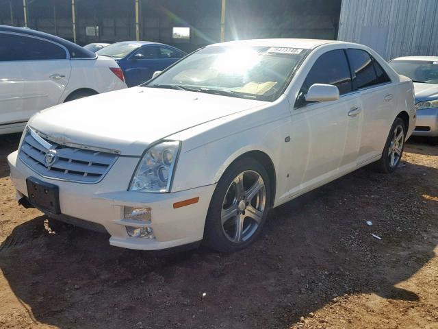 1G6DW677860193225 - 2006 CADILLAC STS WHITE photo 2