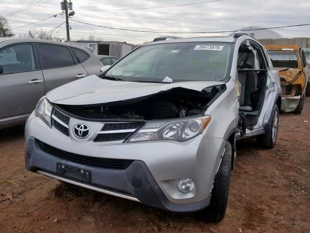 2T3DFREV2DW035505 - 2013 TOYOTA RAV4 LIMIT SILVER photo 2