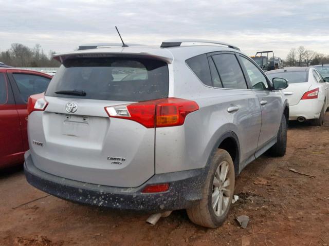 2T3DFREV2DW035505 - 2013 TOYOTA RAV4 LIMIT SILVER photo 4