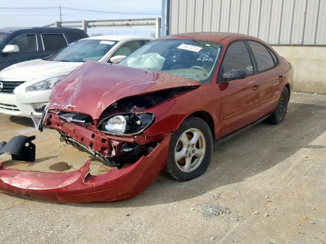 1FAFP55U93A247892 - 2003 FORD TAURUS SES RED photo 2