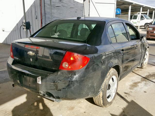 1G1AL58FX87146130 - 2008 CHEVROLET COBALT LT BLACK photo 4