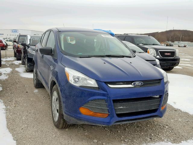 1FMCU0F75GUC26216 - 2016 FORD ESCAPE S BLUE photo 1