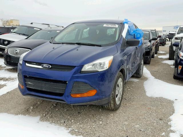 1FMCU0F75GUC26216 - 2016 FORD ESCAPE S BLUE photo 2