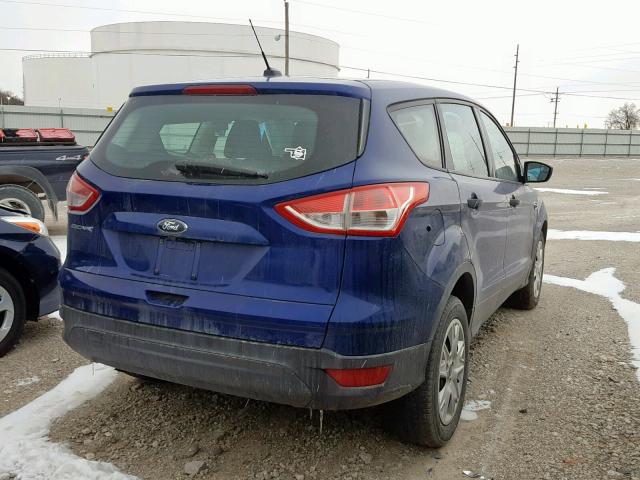 1FMCU0F75GUC26216 - 2016 FORD ESCAPE S BLUE photo 4