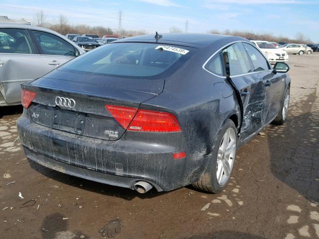 WAUSGAFC5CN002231 - 2012 AUDI A7 PRESTIG BLACK photo 4