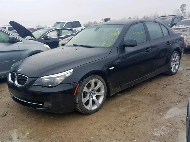 WBANW13538CZ83023 - 2008 BMW 535 I BLACK photo 2