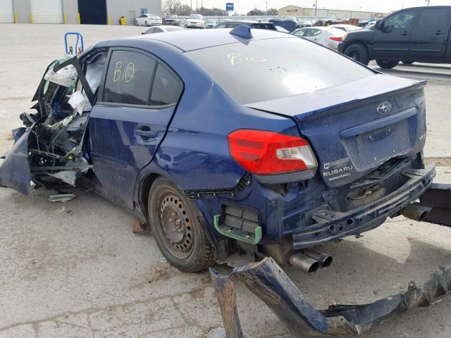 JF1VA1J66F8810292 - 2015 SUBARU WRX LIMITE BLUE photo 3