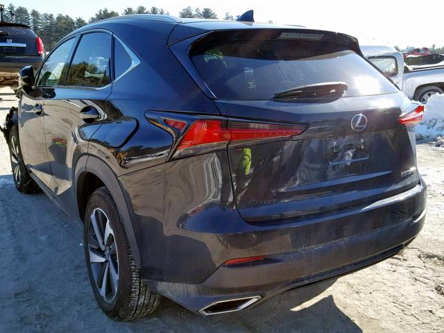 JTJBARBZ3K2182724 - 2019 LEXUS NX 300 BLACK photo 3