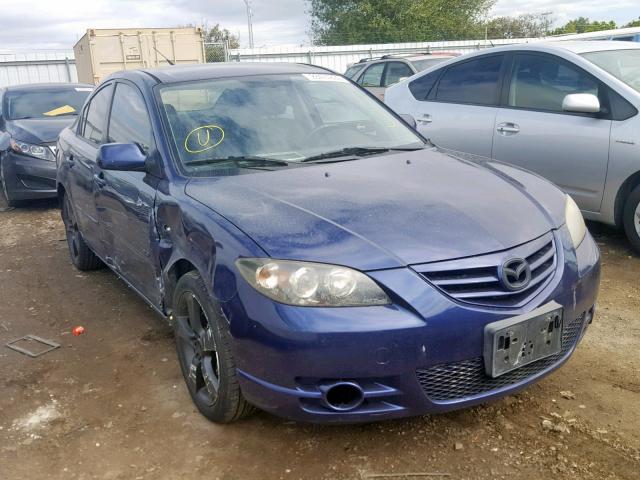 JM1BK123551232210 - 2005 MAZDA 3 S BLUE photo 1