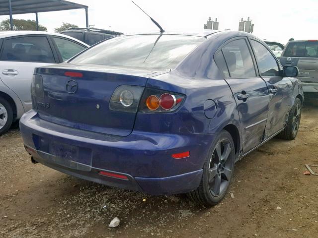 JM1BK123551232210 - 2005 MAZDA 3 S BLUE photo 4