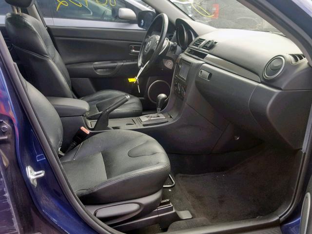 JM1BK123551232210 - 2005 MAZDA 3 S BLUE photo 5