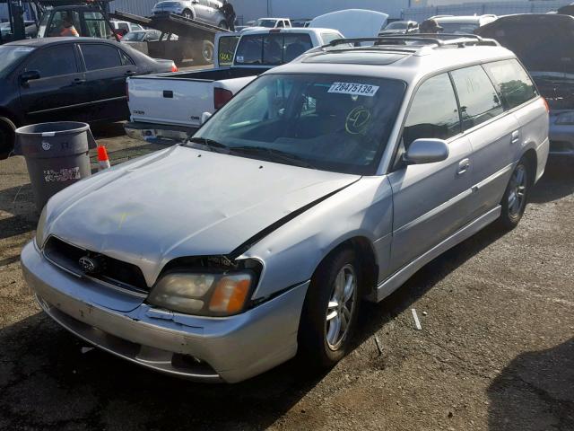 4S3BH646935300145 - 2003 SUBARU LEGACY GT SILVER photo 2