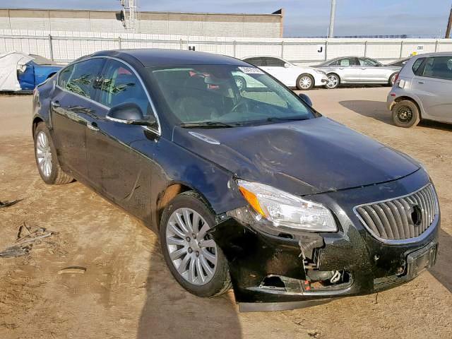 2G4GS5EV6D9127627 - 2013 BUICK REGAL PREM BLACK photo 1