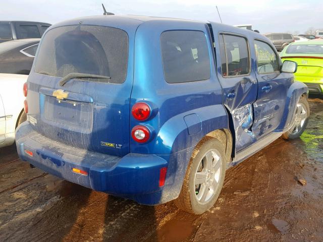 3GNCA23B59S624764 - 2009 CHEVROLET HHR LT BLUE photo 4