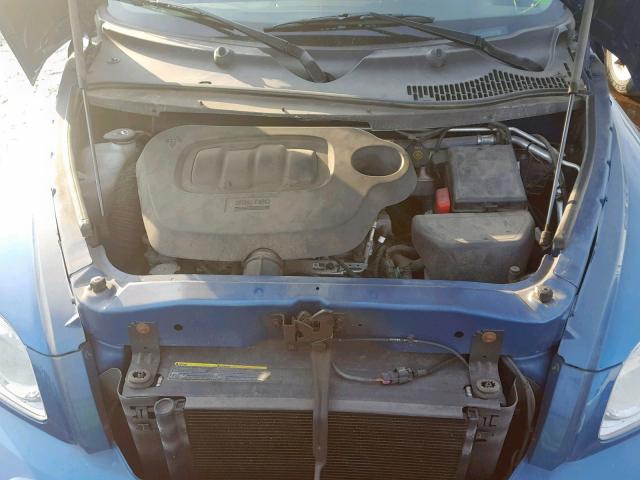 3GNCA23B59S624764 - 2009 CHEVROLET HHR LT BLUE photo 7